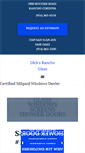 Mobile Screenshot of dicksranchoglass.com